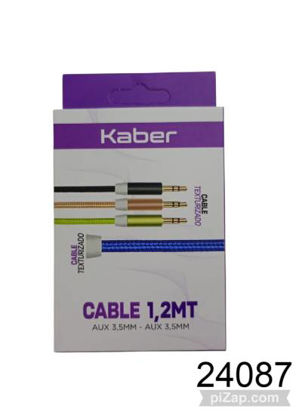 Imagen de CABLE AUXILIAR 3,5 MM 1,2MTS 3.26